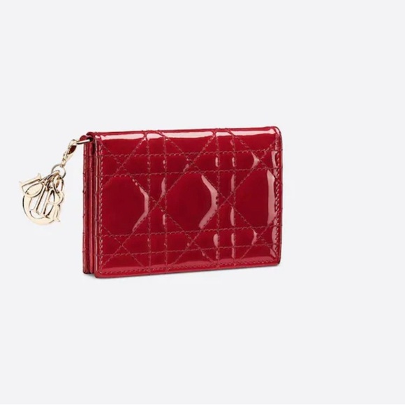 Cherry Red Dior Wallet - Lightly Used - Picture 1 of 2